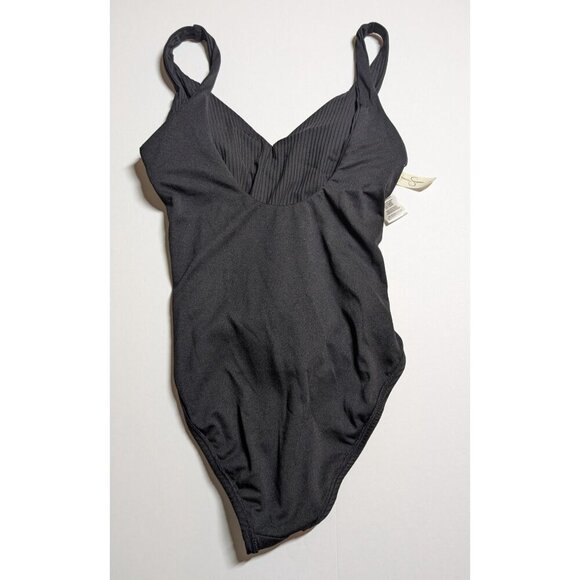 Jessica Simpson Textured One Piece Swimsuit & Cover-Up Belted Womens Small - Picture 10 of 16
